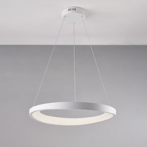 Sospensione Moderna Perth In Plastica Bianca Con Led Integrato 32W 4000K