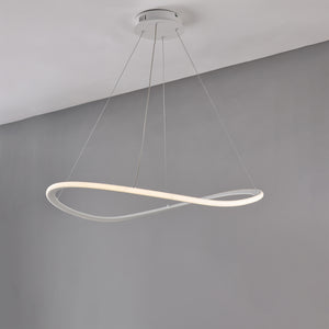 Sospensione Moderna Darwin Plastica Bianca Led 40W Dimmerabile 3000-4000-6000K