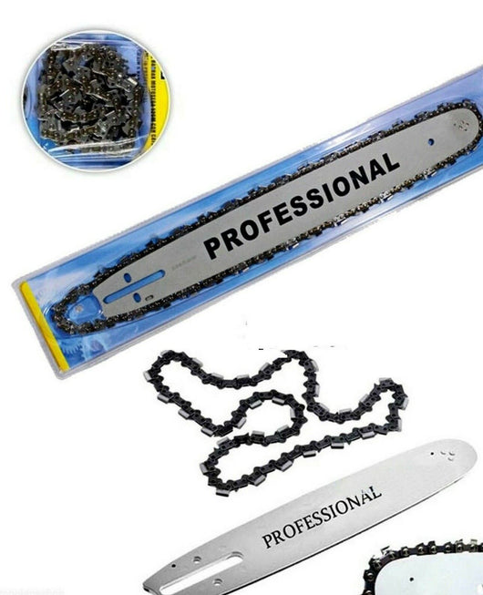 LAMA E BARRA PER MOTOSEGA 45 CM + SECONDA CATENA IN OMAGGIO CATENA MOTO SEGA