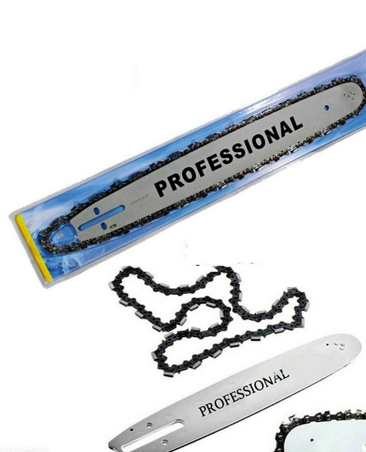 LAMA E BARRA RICAMBIO PER MOTOSEGA 45CM BARRA RICAMBIO MOTOSEGA PROFESSIONALE