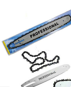 LAMA E BARRA RICAMBIO PER MOTOSEGA 45CM BARRA RICAMBIO MOTOSEGA PROFESSIONALE