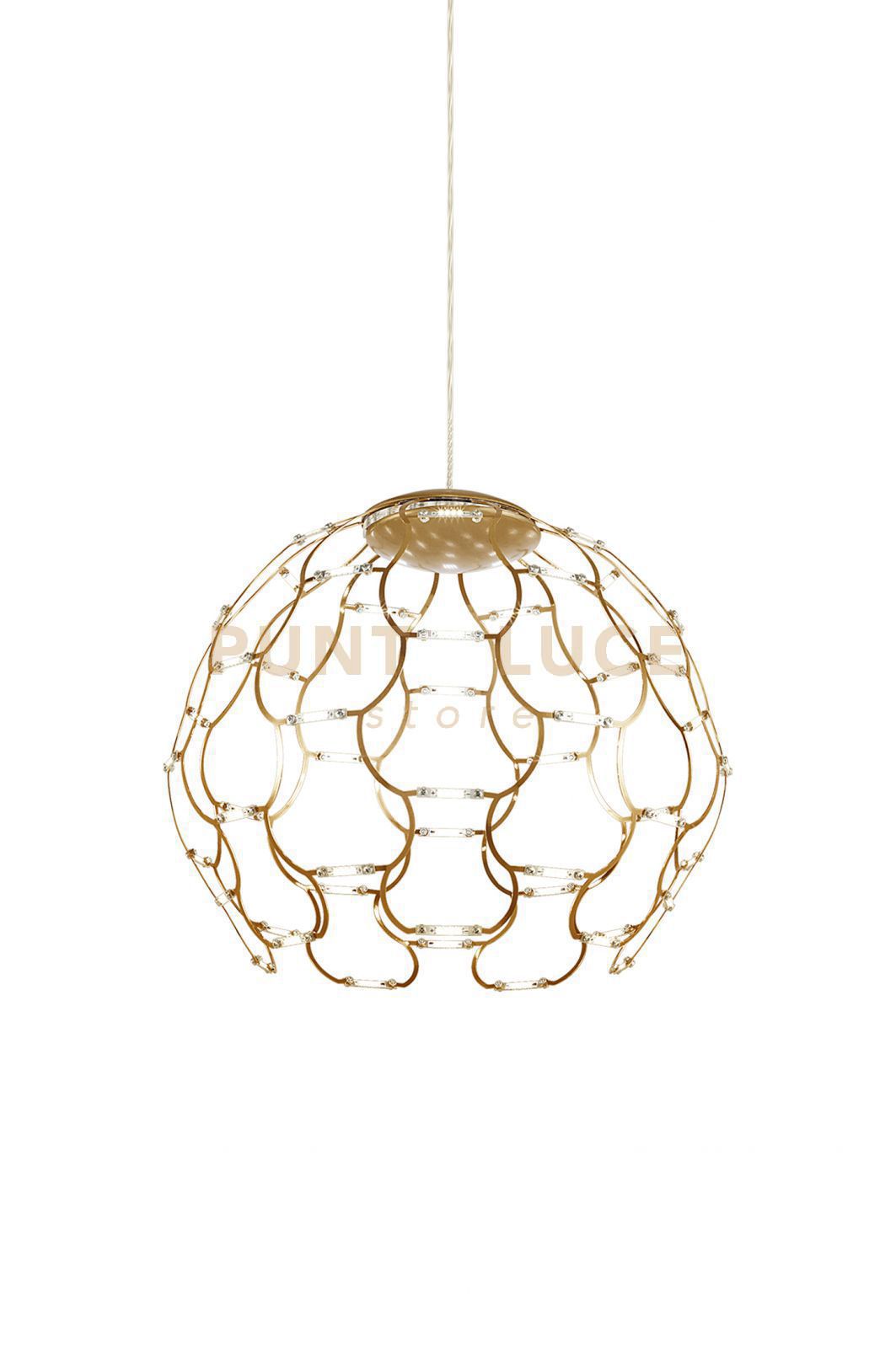 LAMOI LAMPADARIO A SOSPENSIONE PICCOLA RAME D.40CM 2700K 5468LM 49W DIMMERABILE TRIAC