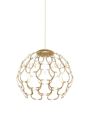 LAMOI LAMPADARIO A SOSPENSIONE PICCOLA RAME D.40CM 2700K 5468LM 49W DIMMERABILE TRIAC