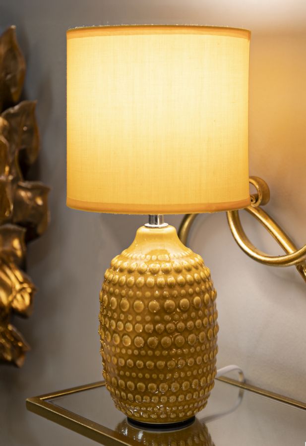 LAMPADA DA COMODINO POINTS OCRA CM Ø 15X 30,5