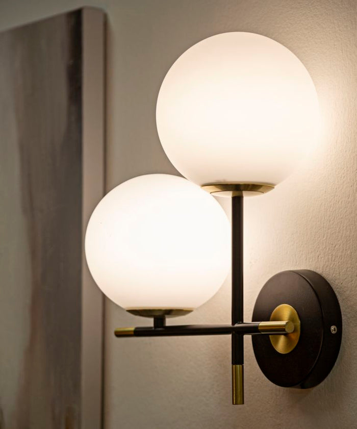 LAMPADA DA MURO DARKY DOUBLE CM 30x17x35