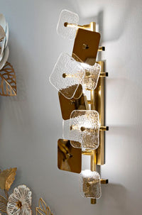 LAMPADA DA MURO GLASSY CM 24X13X76