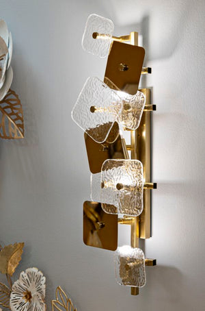 LAMPADA DA MURO GLASSY CM 24X13X76