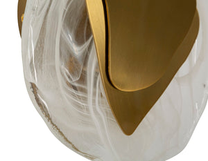 LAMPADA DA MURO OCEAN GOLD CM 21X8X31