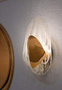 LAMPADA DA MURO OCEAN GOLD CM 21X8X31