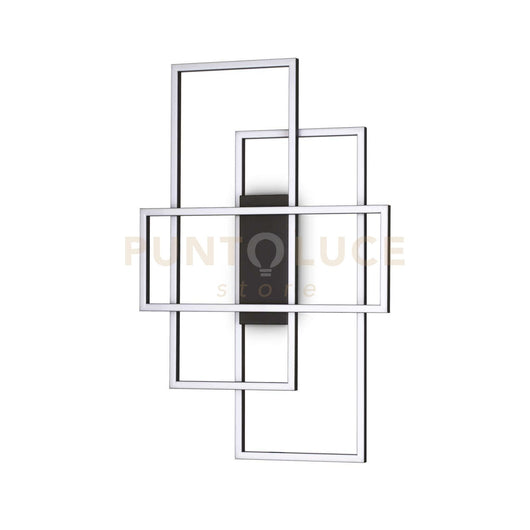 LAMPADA DA SOFFITTO FRAME PL RETTANGOLO NERO