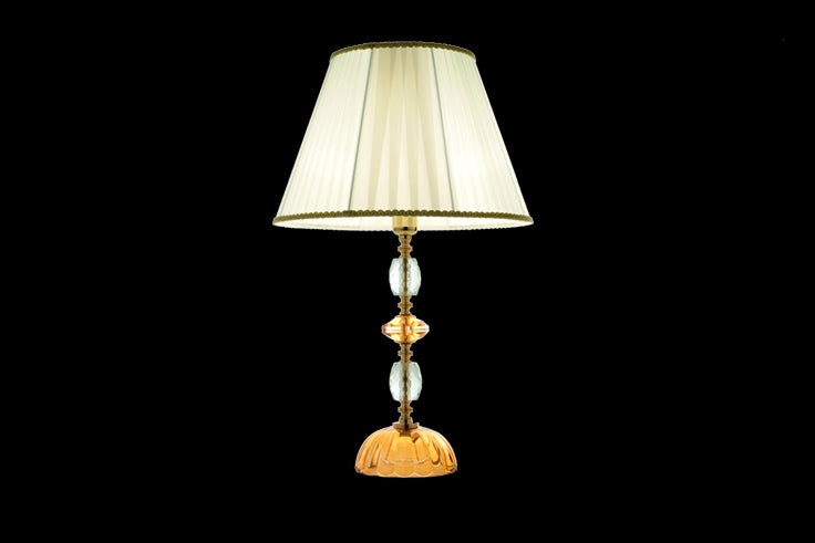 LUME/G PATRICIA 1 LUCE TRASPARENTE AMBRA ATTACCO E27 D.40CM