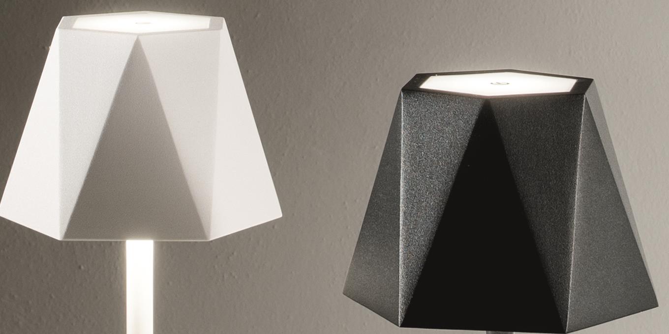 LUMETTO TOUCH FIJI NERO IP54  3000K 240LM 3W TOUCH DIMMERABILE