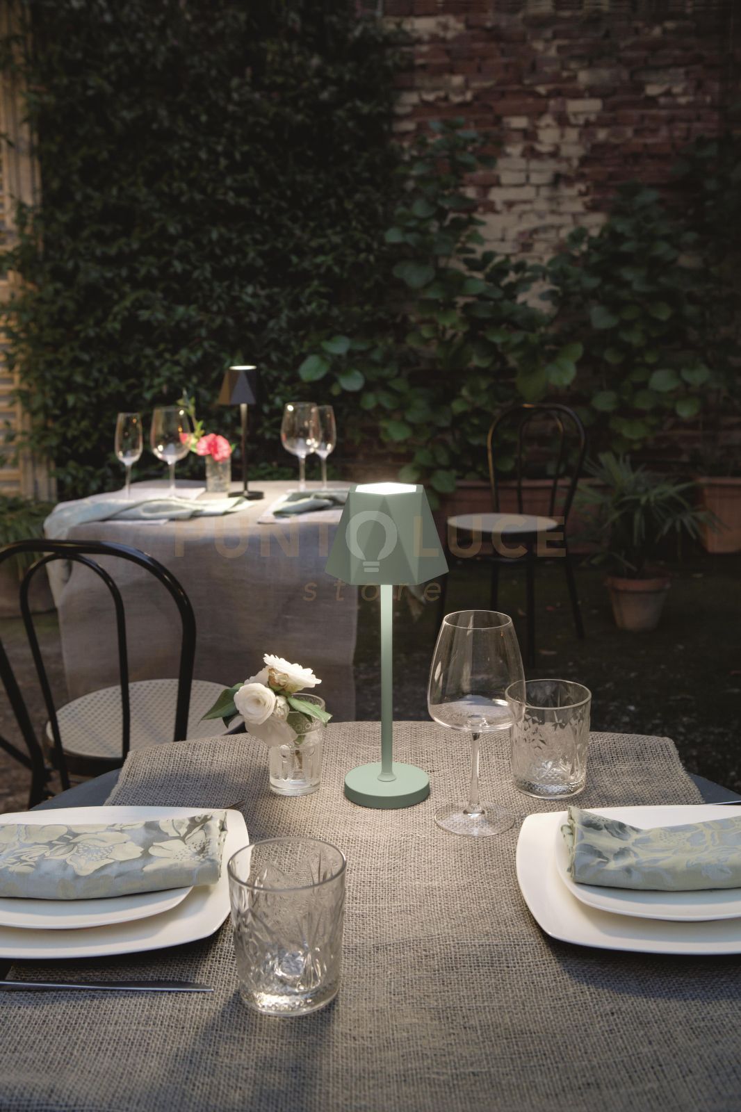 LUMETTO TOUCH FIJI SALVIA IP54  3000K 240LM 3W TOUCH DIMMERABILE