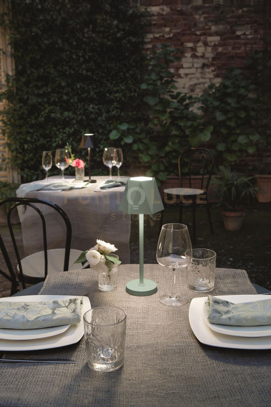 LUMETTO TOUCH FIJI SALVIA IP54  3000K 240LM 3W TOUCH DIMMERABILE