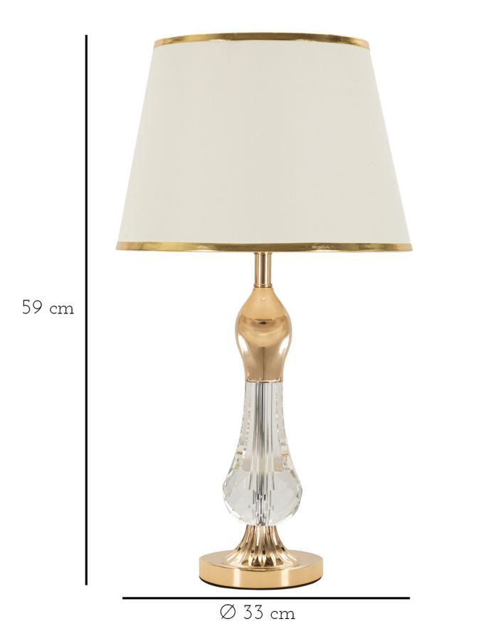 LAMPADA DA TAVOLO BRATISLAVA CM Ø 33X59