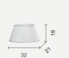 LUMETTO RAVEL NERO E CROMO ATTACCO E14 1 LUCE H. 29+17CM