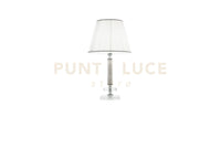 LUME PICCOLO DIDO  1 LUCE CRISTALLO E CROMO ATTACCO E14 D.25CM