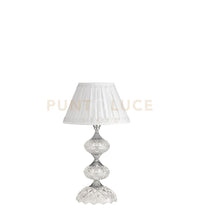 DALLAS LUME PICCOLO CROMO E CRISTALLO CON PARALUME D.25CM 1 LUCE ATTACCO E14