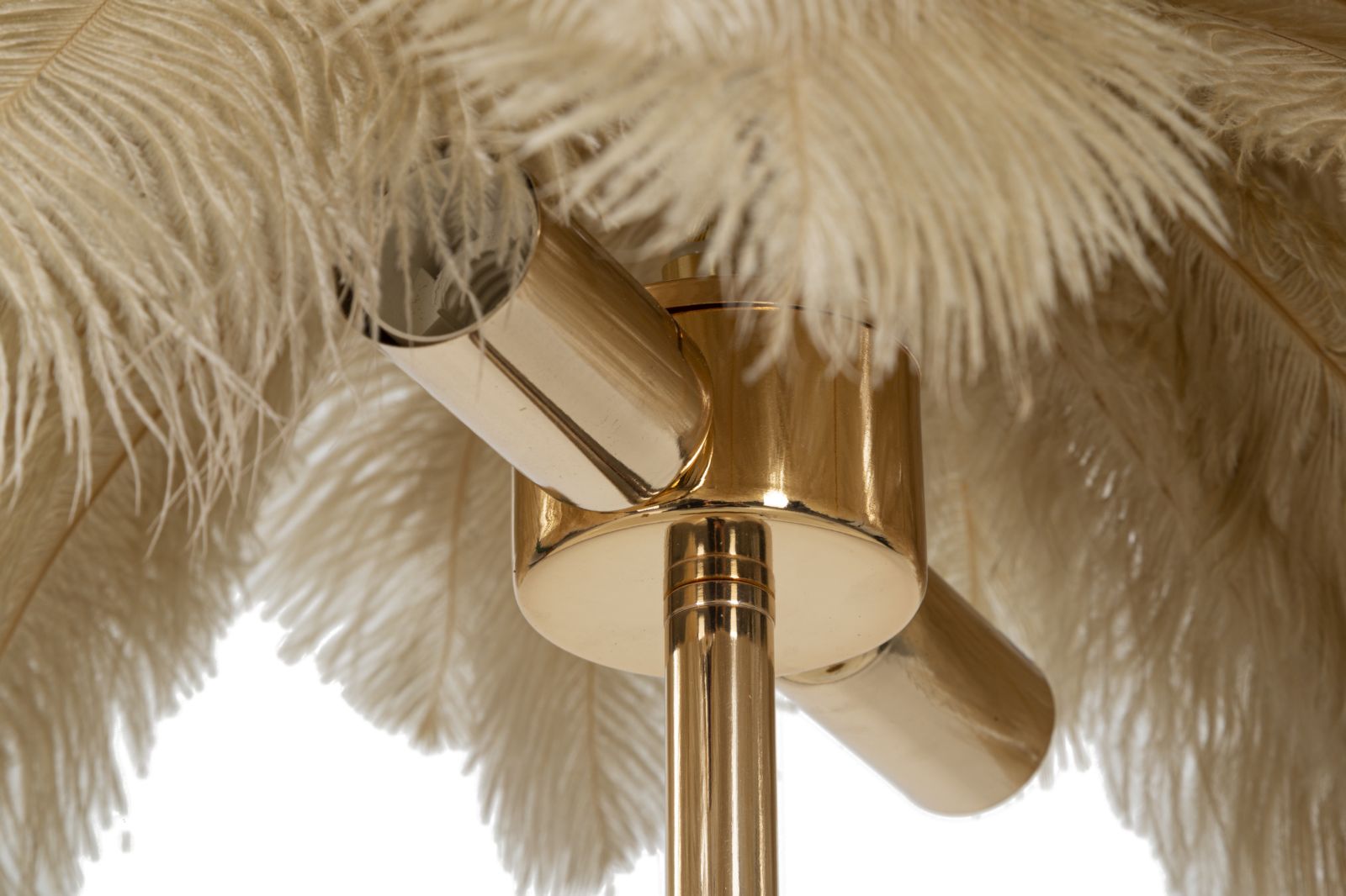 LAMPADA DA TAVOLO PALM CAMMELLO CM Ø 55X60