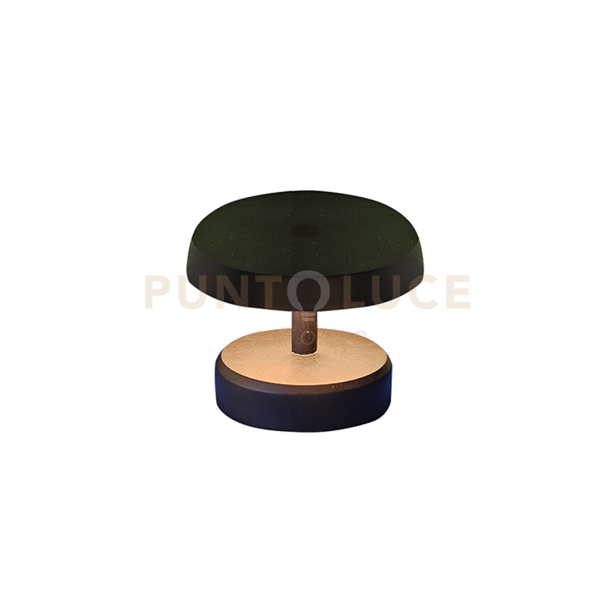 LAMPADA DA TAVOLO RICARICABILE DA GIARDINO NERA DIMMER 10%,50%,100%