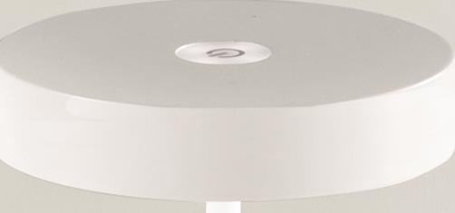 LUMETTO TAP TOUCH BIANCO LED 3000K 240LM 3W DIMMERABILE