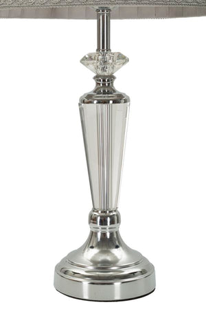 LAMPADA DA TAVOLO SILVERY CM Ø 30X56
