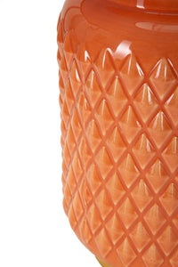 LAMPADA DA TAVOLO SQUARE ARANCIONE CM Ø 28X44