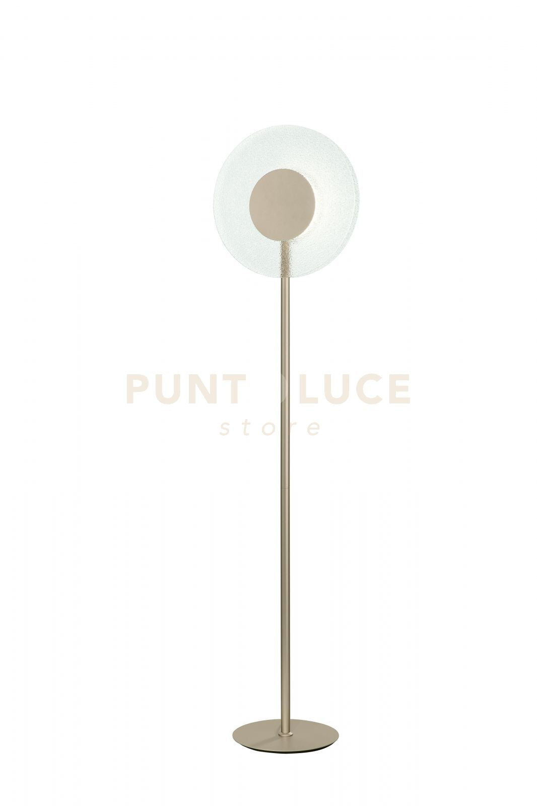 LAMPADA DA TERRA A LED IN VETRO CANDY PT.CANDY-TRASP