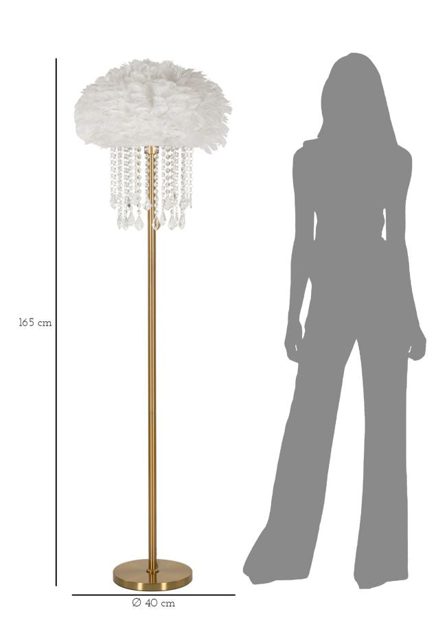 LAMPADA DA TERRA DIAMON CM Ø 40X165