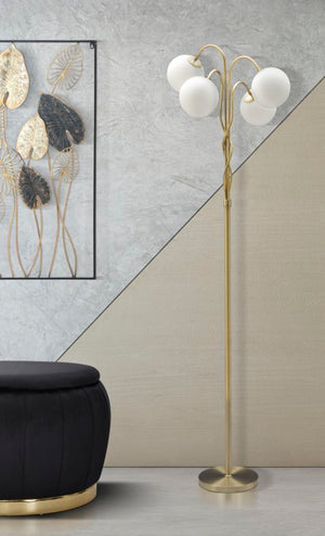 LAMPADA DA TERRA GLAMY 4 LIGHT CM 54X176