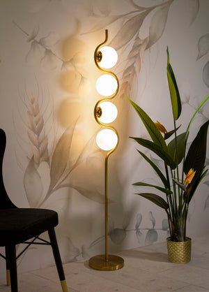 LAMPADA DA TERRA GLAMY S 4 LUCI CM Ø 25X165