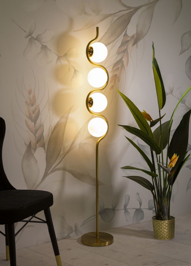 LAMPADA DA TERRA GLAMY S 4 LUCI CM Ø 25X165