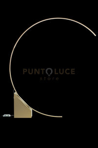 LAMPADA DA TERRA LED RUNE ORO PT.RUNE-ORO