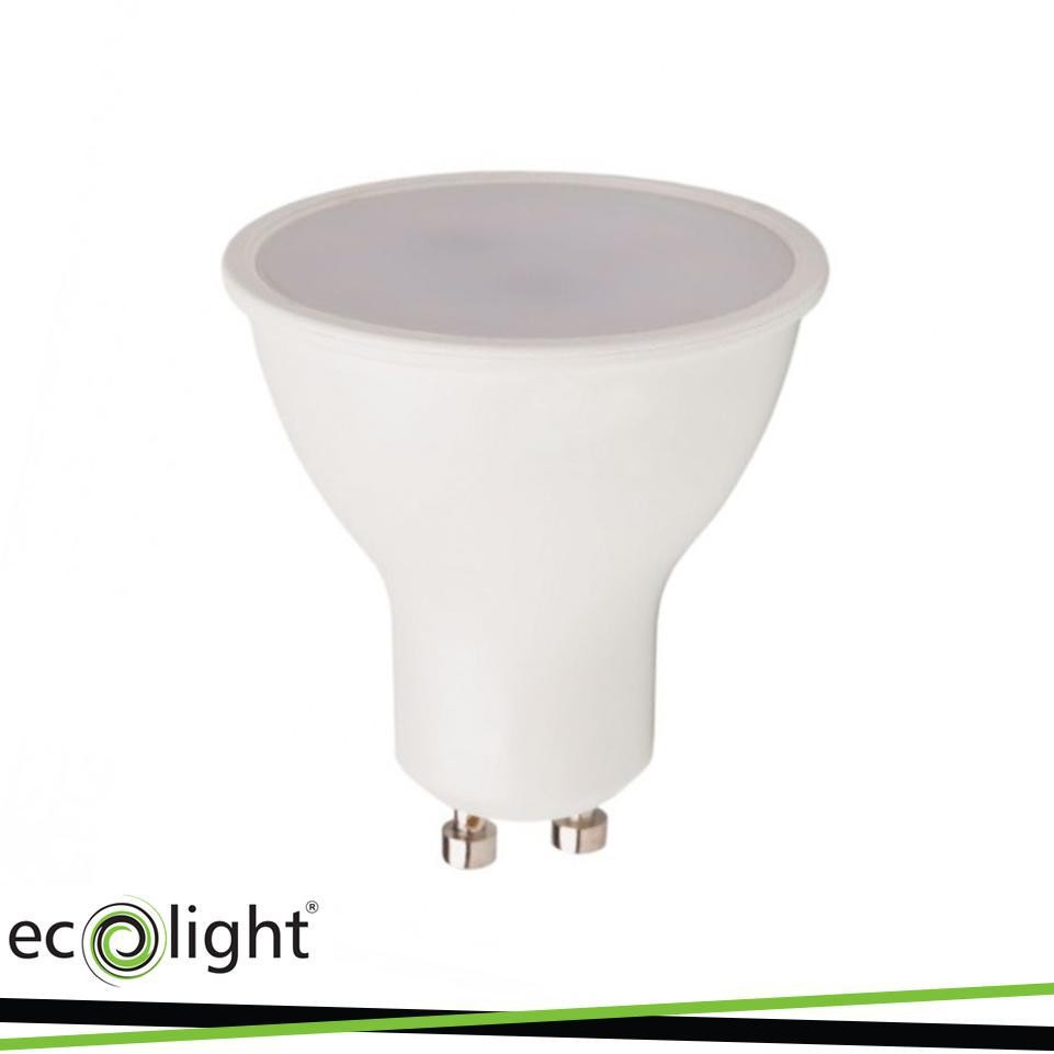 LAMPADA DICROICA LED 8W L/CALDA GU10