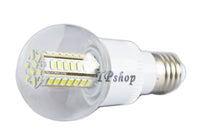 LAMPADA LAMPADINA 50 LED SMD ATTACCO E27 15W FORMA PALLA 5730SMD
