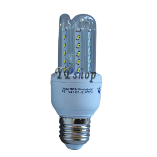 LAMPADA LAMPADINA FARETTO LED 2835 SMD 3 5 7 9 12 16 24W 6500K LUCE BIANCA E27 3 Watt