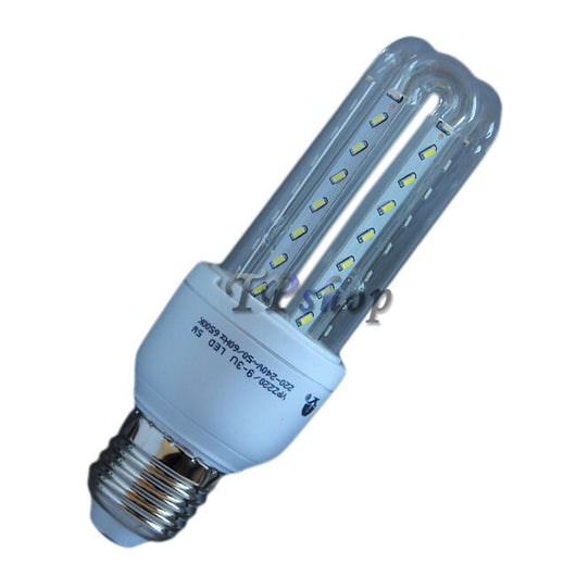 LAMPADA LAMPADINA FARETTO LED 2835 SMD 3 5 7 9 12 16 24W 6500K LUCE BIANCA E27 5 Watt