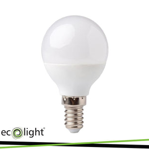 LAMPADA SFERA OPALE LED 7W E14 L/CALDA