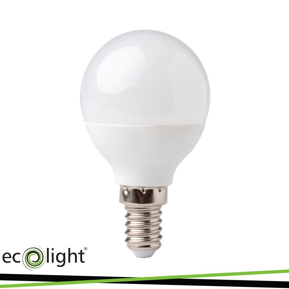 LAMPADA SFERA OPALE LED 7W E14 L/CALDA