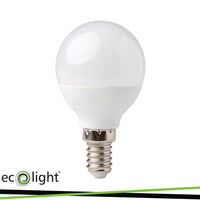 LAMPADA SFERA OPALE LED 7W E14 L/NATUR