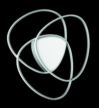 PLAFONIERA ROSE GR SILVER 4000K 6403lm 80w DIMMERABILE D.76CM