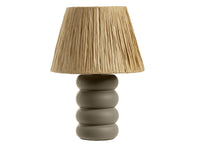 Lampada Da Tavolo Comodino Ricaricabile Accensione On/Off Modello Atene - Small - Beige