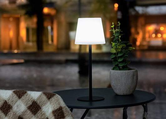 Lampada Led Da Tavolo Controllo Touch Ricaricabile Senza Fili Simple Nero