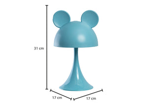 Lampada Led Per Bambini Da Tavolo Comodino Ricaricabile Modello Simply Mouse - Lampada - Azzurro