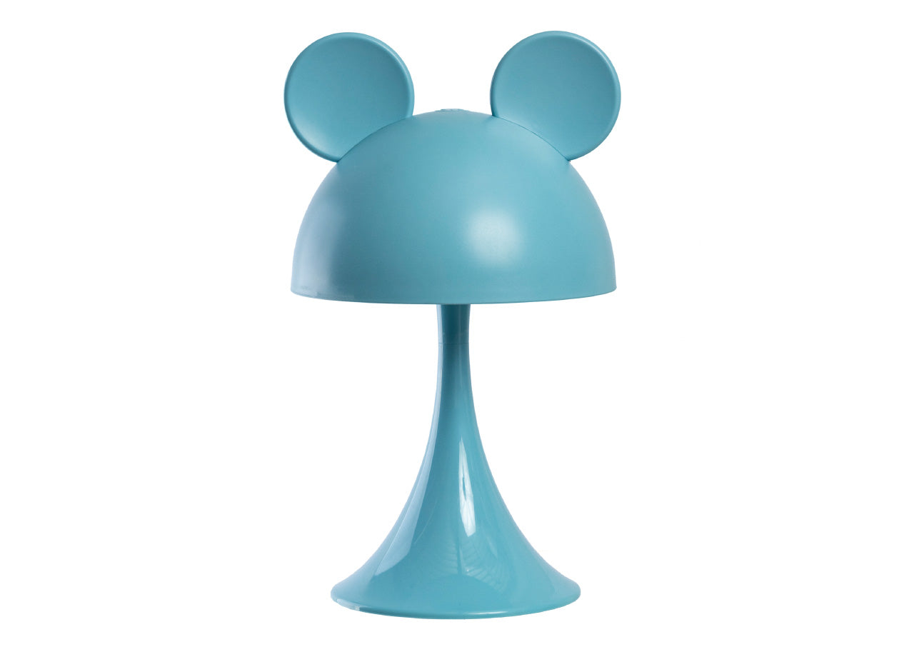 Lampada Led Per Bambini Da Tavolo Comodino Ricaricabile Modello Simply Mouse - Lampada - Azzurro