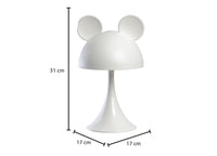 Lampada Led Per Bambini Da Tavolo Comodino Ricaricabile Modello Simply Mouse - Lampada - Bianco