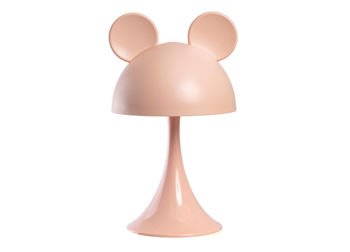 Lampada Led Per Bambini Da Tavolo Comodino Ricaricabile Modello Simply Mouse - Lampada - Rosa
