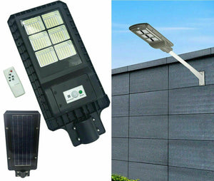 LAMPIONE STRADALE LED 120 W PANNELLO SOLARE FOTOVOLTAICO LED CON TELECOMANDO