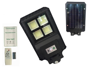 LAMPIONE STRADALE LED 30 W PANNELLO SOLARE FOTOVOLTAICO 180 LED CON TELECOMANDO