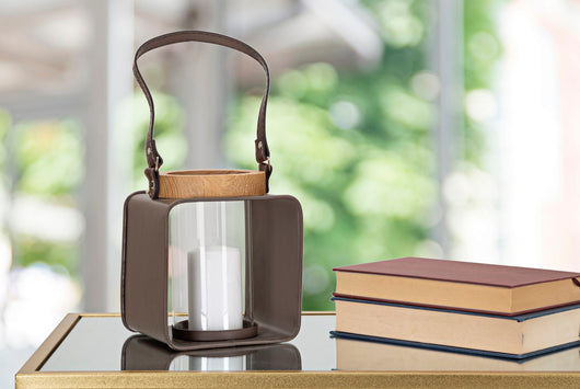 LANTERNA GLASS CM 16X13X18,5